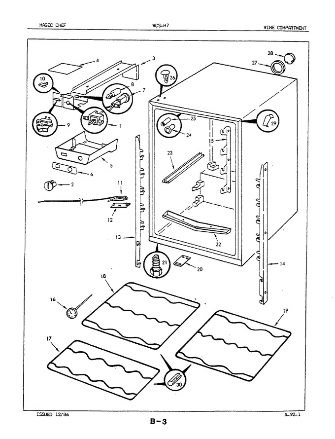 Diagram for WCSH7 (BOM: 87S001)