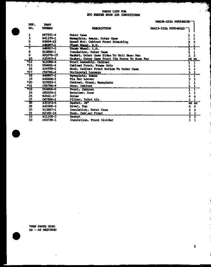 Diagram for WES1093HES (BOM: P6968412R)