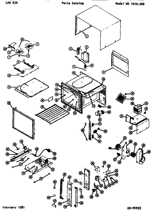 Diagram for WG1010.200 (BOM: WG1010.20 0)