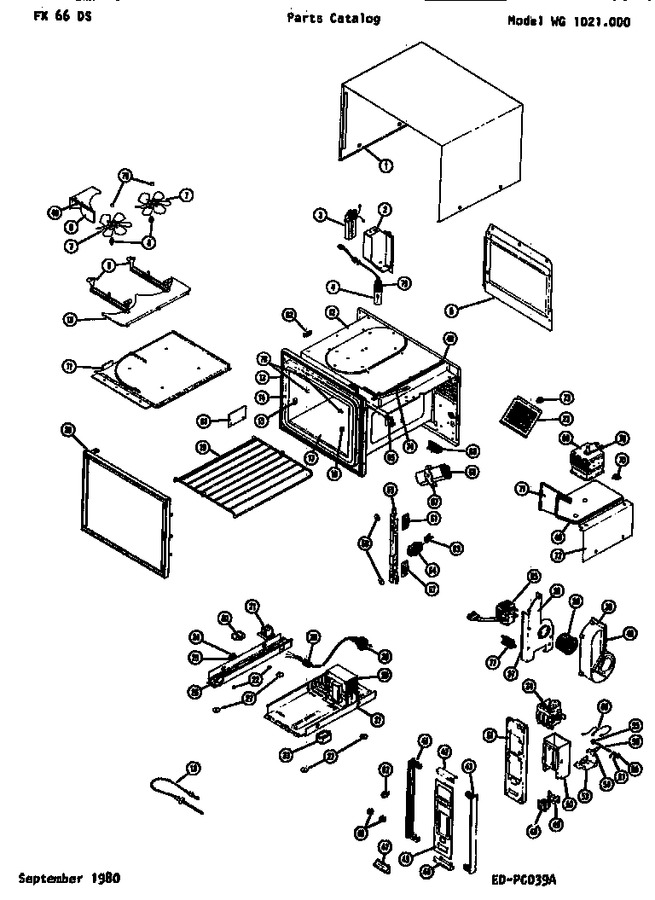 Diagram for WG1021.000 (BOM: WG1021.00 0)