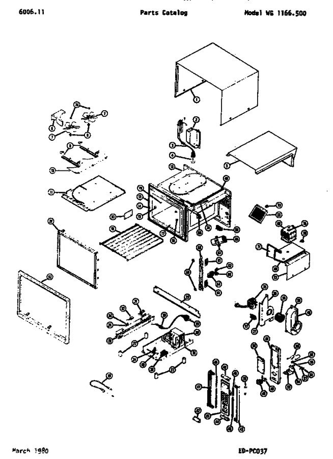 Diagram for WG1166.500 (BOM: WG1166.50 0)