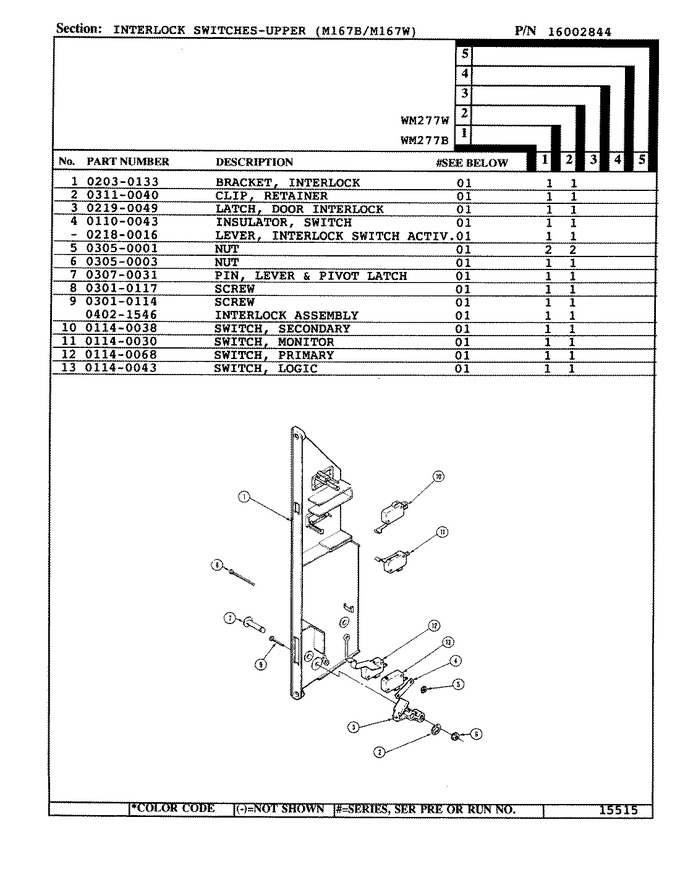 Diagram for WM277B