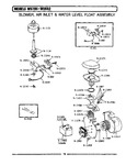 Diagram for 01 - Blower/air Inlet & Water Level Float