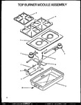 Diagram for 01 - Top Burner Module Assy