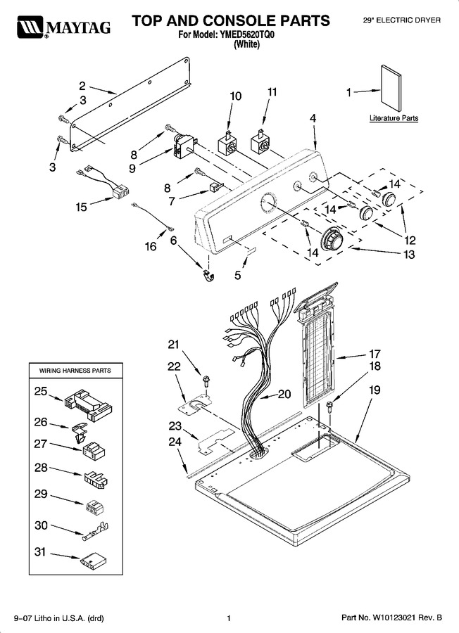 Diagram for YMED5620TQ0