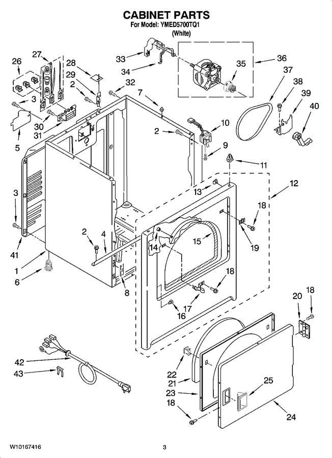 Diagram for YMED5700TQ1