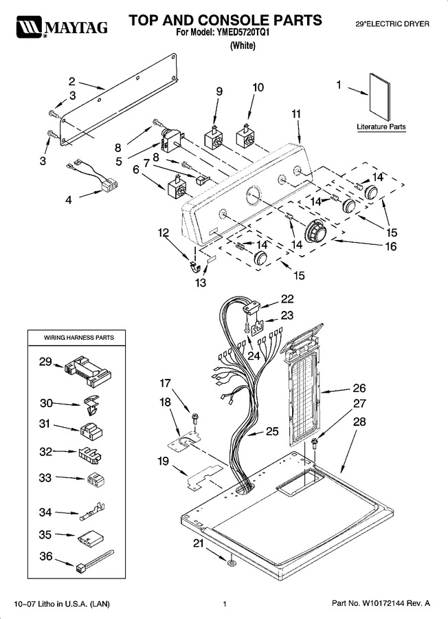 Diagram for YMED5720TQ1