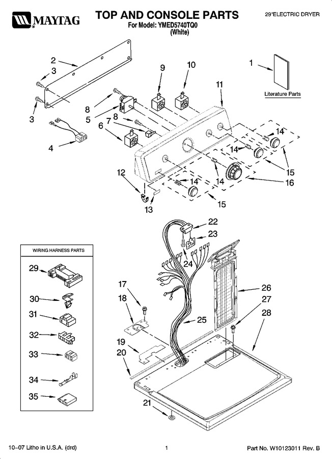 Diagram for YMED5740TQ0