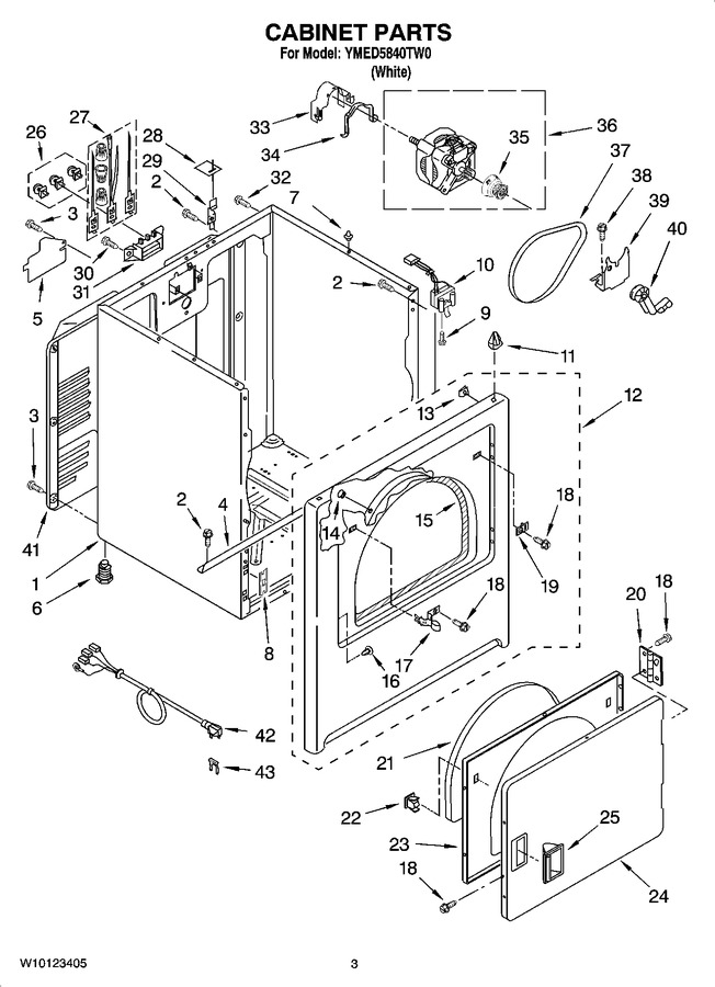 Diagram for YMED5840TW0