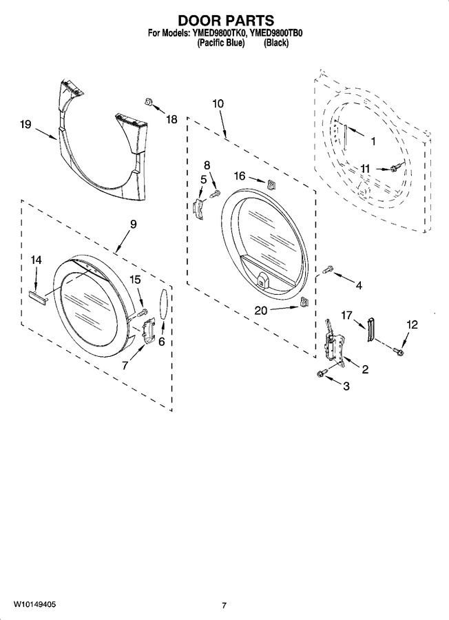 Diagram for YMED9800TK0