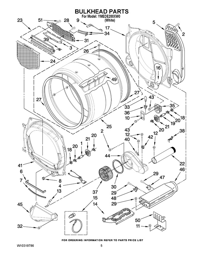 Diagram for YMEDE200XW0