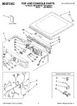 Diagram for 01 - Top And Console Parts