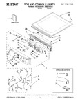 Diagram for 01 - Top And Console Parts