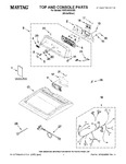 Diagram for 01 - Top And Console Parts