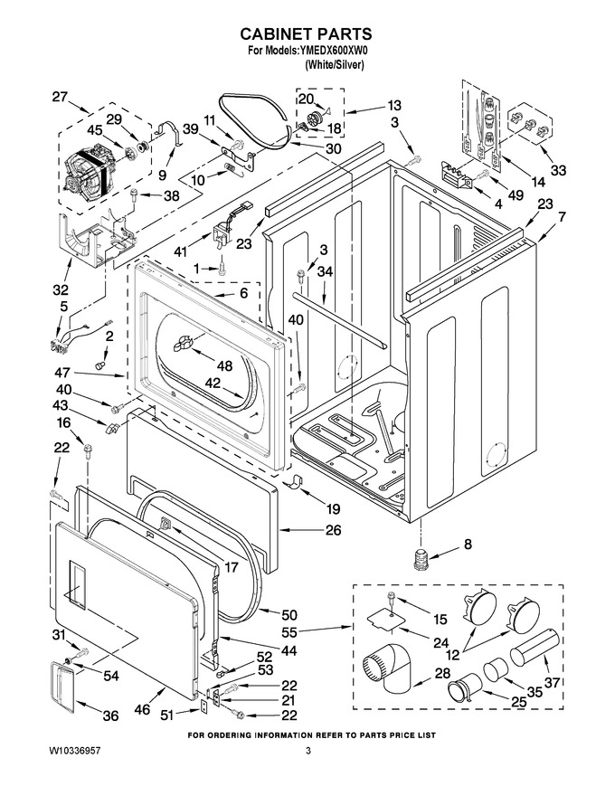 Diagram for YMEDX600XW0