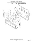 Diagram for 02 - Control Panel Parts