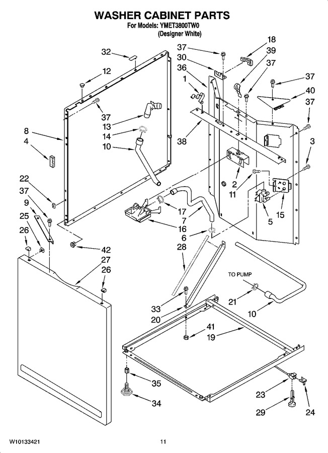 Diagram for YMET3800TW0