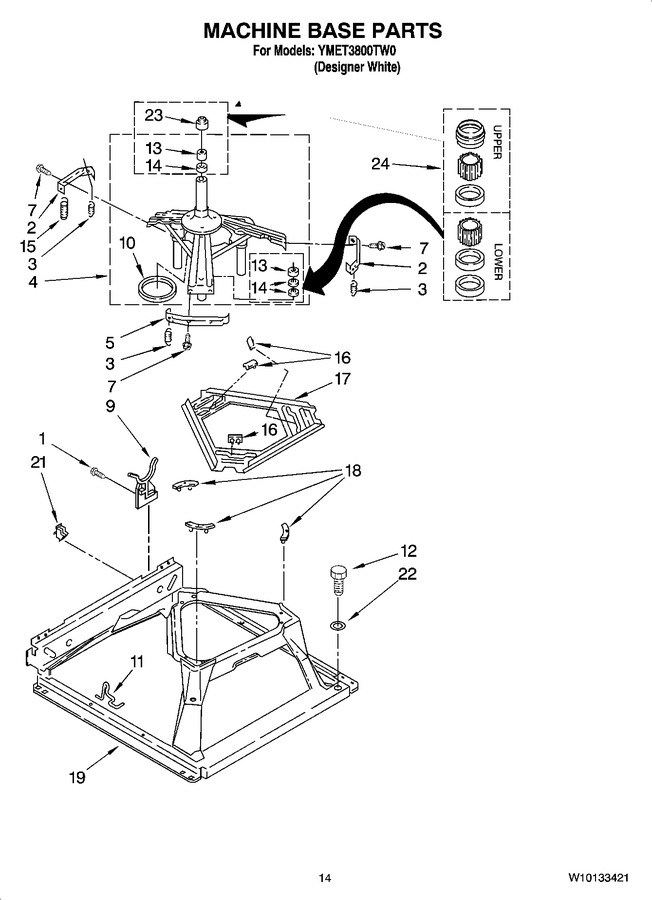 Diagram for YMET3800TW0