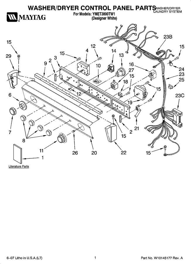 Diagram for YMET3800TW1