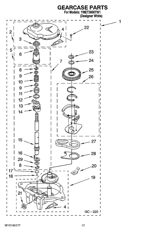 Diagram for YMET3800TW1