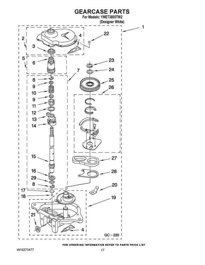 Diagram for YMET3800TW2