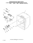 Diagram for 02 - Refrigerator Liner Parts