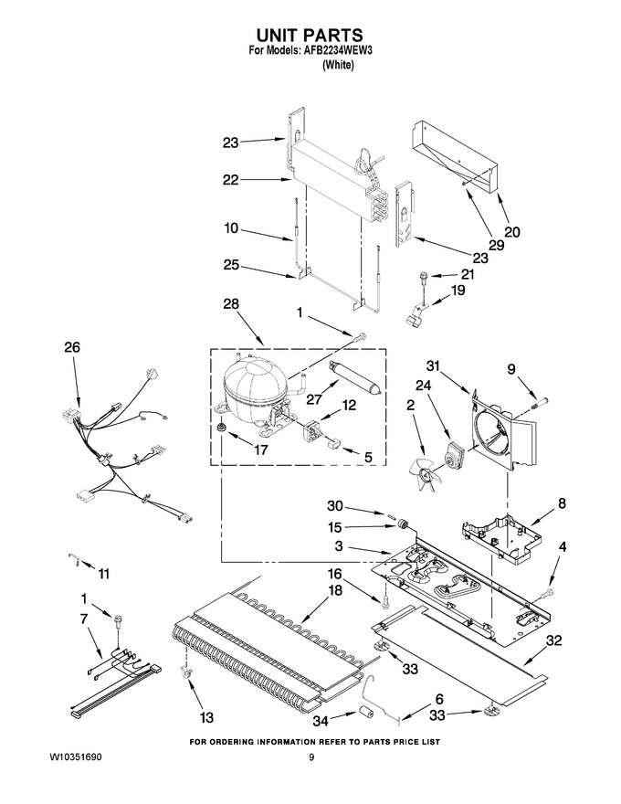 Diagram for AFB2234WEW3