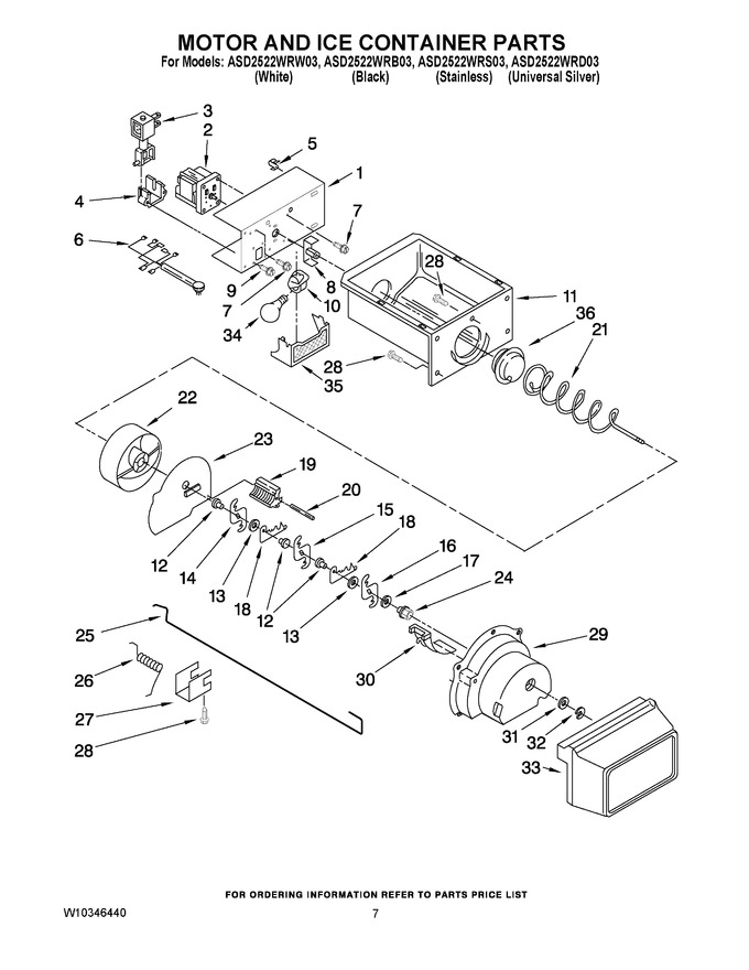 Diagram for ASD2522WRS03