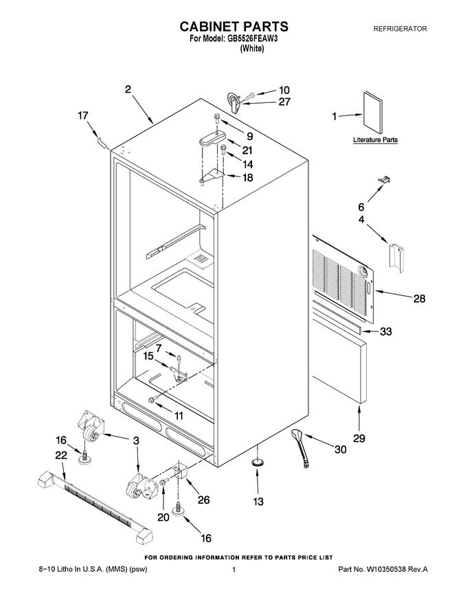 Diagram for GB5526FEAW3