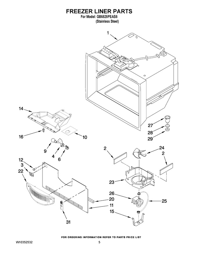 Diagram for GB6525PEAS5