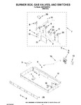 Diagram for 02 - Burner Box, Gas Valves, And Switches