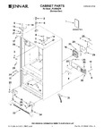 Diagram for 01 - Cabinet Parts