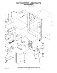 Diagram for 02 - Refrigerator Liner Parts