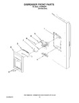 Diagram for 08 - Dispenser Front Parts