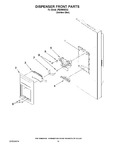 Diagram for 08 - Dispenser Front Parts