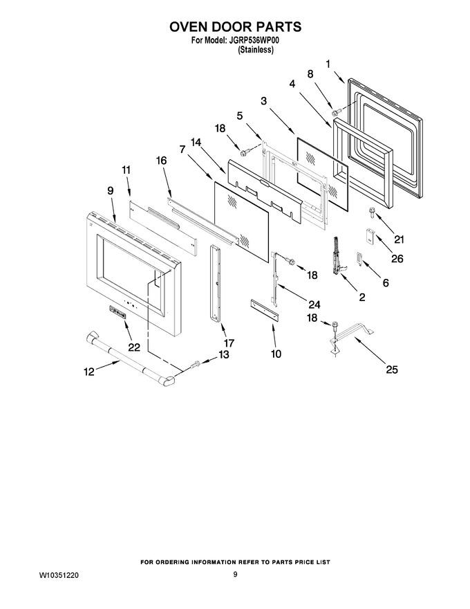 Diagram for JGRP536WP00