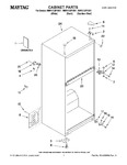 Diagram for 01 - Cabinet Parts