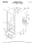 Diagram for 01 - Cabinet Parts