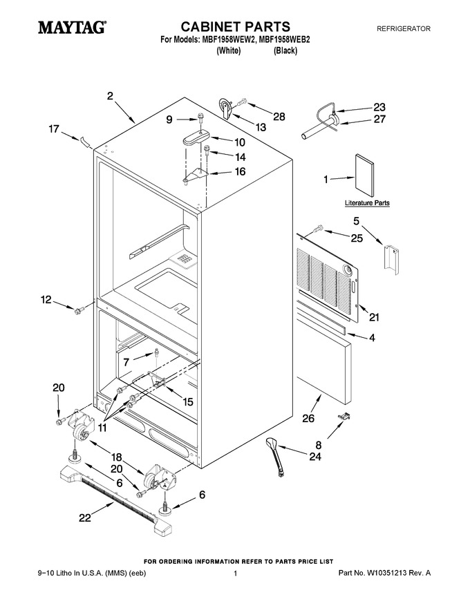 Diagram for MBF1958WEB2