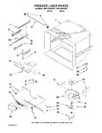 Diagram for 02 - Freezer Liner Parts