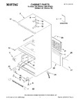 Diagram for 01 - Cabinet Parts