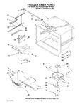 Diagram for 02 - Freezer Liner Parts