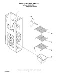 Diagram for 04 - Freezer Liner Parts