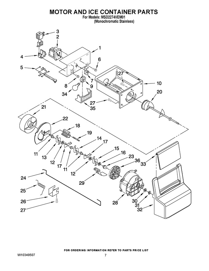 Diagram for MSD2274VEM01