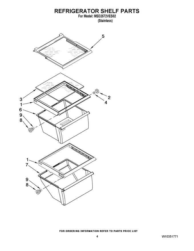 Diagram for MSD2572VES02