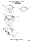 Diagram for 03 - Refrigerator Shelf Parts