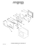 Diagram for 02 - Oven Door Parts