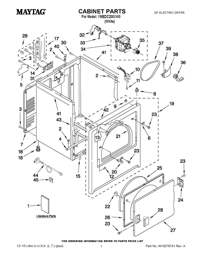 Diagram for YMEDC200XW0