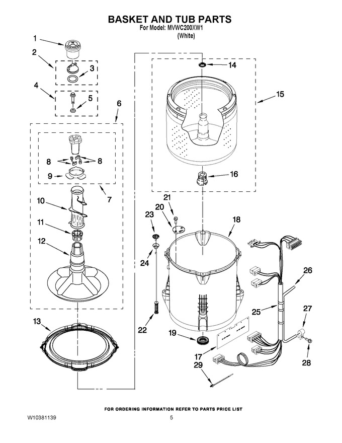 Diagram for MVWC200XW1