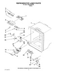 Diagram for 03 - Refrigerator Liner Parts